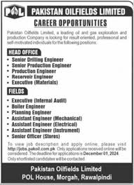 Pakistan Oilfields Limited Jobs 2024 Advertisement