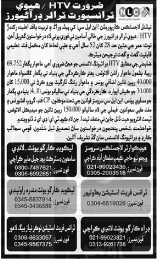 NLC Jobs 2025 Latest Advertisement