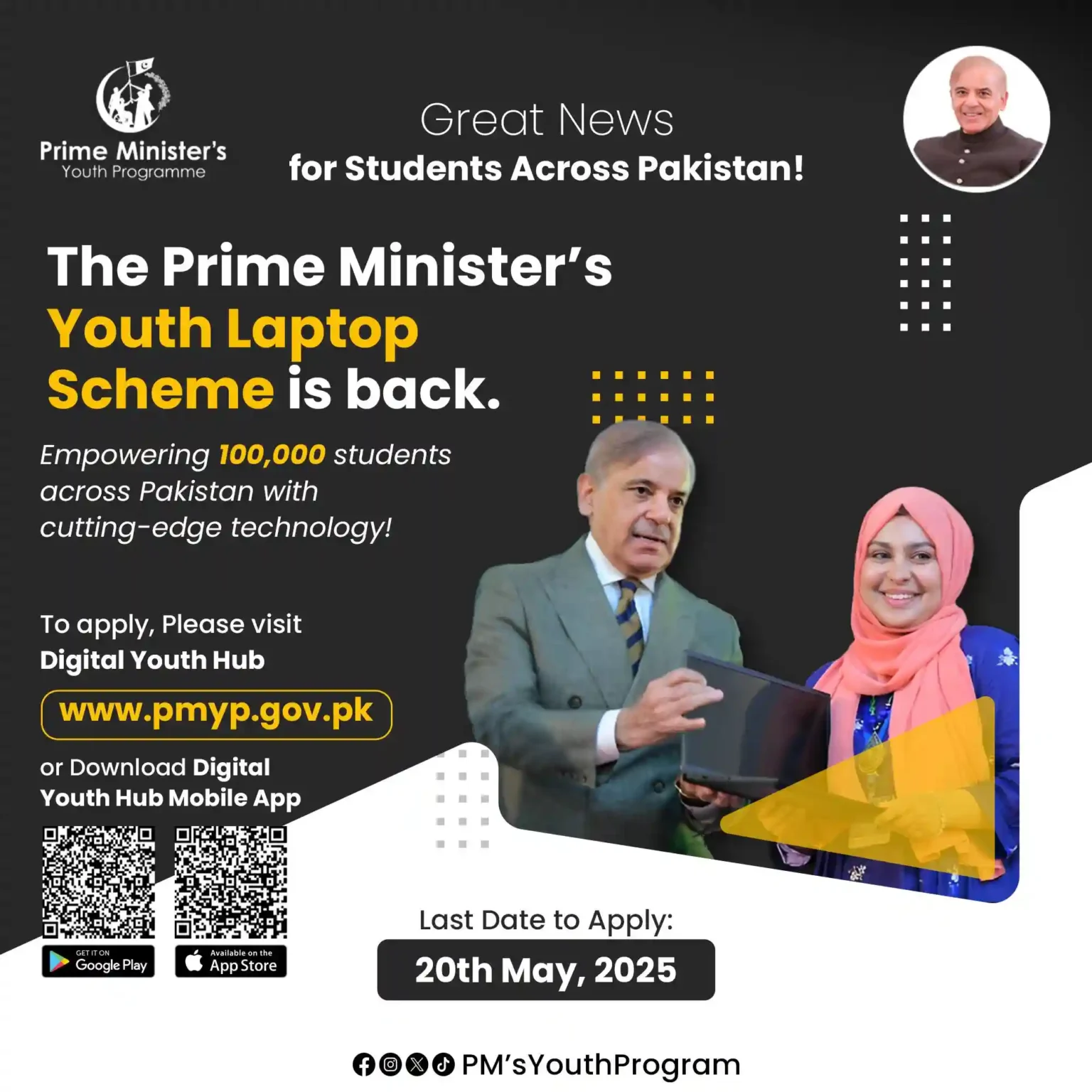 laptop.pmyp.gov.pk 2025 Advertisement